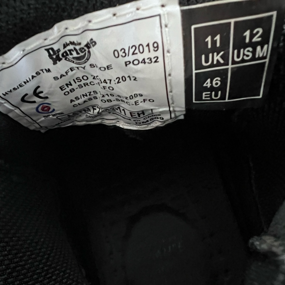 Dr. Martens Black Leather Ankle Chelsea Boots - Picture 6 of 6